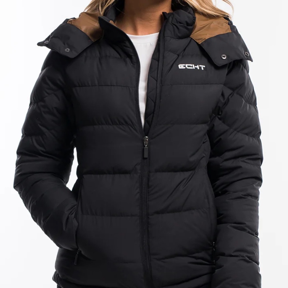 Black down puffer jacket